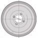 Jante basse creuse 6.75x14.5 4/0 85x130 25 - 40 km/h div - R000045
