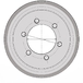 Jante basse creuse 11.75x19.5 6/0 161x205 a2 15.7 6/12 9006p2 ci - R000673