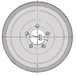 Jante basse creuse 5.00j15 5/0 94x140 - 40 km/h div - S000233