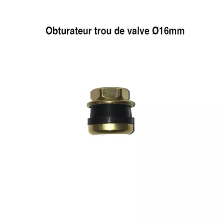 Obturateur /trou de valve 16 cond x 10 div - S002539