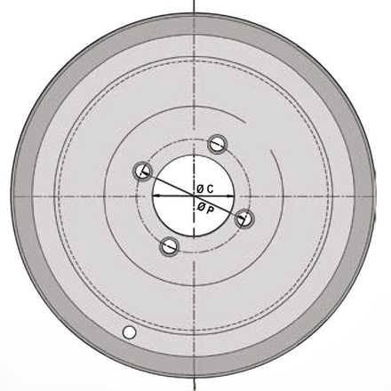 Jante basse creuse 5.00x12 4p22.5 85x110 tm 25 - 40 km/h div - S008606