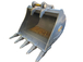 Godet de terrassement 1200MM - 5 dents - pour Caterpillar et JCB 150X