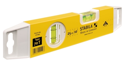Niveau à bulle STABILA Type 70 T Torpedo, 25 cm - 02199