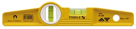 Niveau à bulle STABILA Type 81 SM Torpedo, 25 cm, avec système d’aimants aux terres rares - 02510
