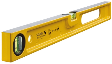 Niveau à bulle STABILA Type 82 S, 50 cm, graduation résistante à l’usure - 02594