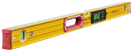 Niveau à bulle électronique STABILA TECH 196 electronic IP 65, 100 cm, avec 2 affichages numériques et housse de transport - 17672