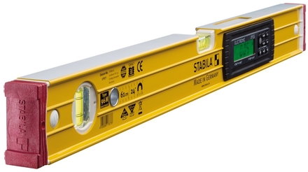 Niveau à bulle électronique STABILA TECH 196 M electronic IP 65, 61 cm, avec système d’aimants aux terres rares, 2 affichages - 17677