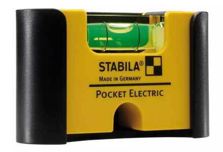 Niveau à bulle de poche 70 mm pour électricien STABILA - 18115
