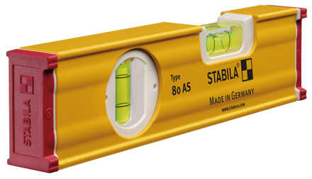 Niveau à bulle STABILA type 80 AS, 20 cm - 19565