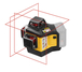 Laser lignes croisées 12 V LAX 600 de STABILA, autonivelant, 3 lignes laser rouges à 360°, support universel et support mural - 19788