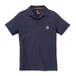 POLO DELMONT À POCHE FORCE COTTON Bleu - 412 - CARHARTT - 103569