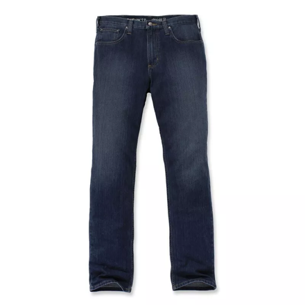 JEAN DROIT FUSELÉ RUGGED FLEX Bleu - 498 - CARHARTT - 102807