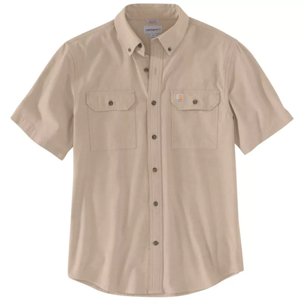 CHEMISE AMPLE EN CHAMBRAY À MANCHES COURTES Beige - 00256 - CARHARTT - 104369