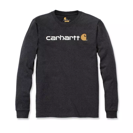 T-shirt Core Logo Manches Longues Gris - CRH - CARHARTT - 104107