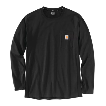 T-shirt Force Flex Pocket Manches Longues Noir - N04 - CARHARTT - 104617