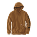 Sweat à capuche avec logo à manches Marron BRN - CARHARTT - K288