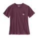 T-shirt Femme WORKW POCKET Manches Courtes Violet V27 - CARHARTT - 103067
