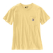T-shirt Femme WORKW POCKET Manches Courtes Jaune Y24 - CARHARTT - 103067