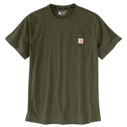T-shirt manches courtes FORCE FLEX POCKET Vert - CARHARTT - 104616
