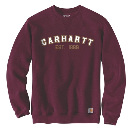Sweat Col ras du cou Logo Graphique Rouge - PRT - CARHARTT - 105613