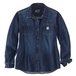 CHEMISE À MANCHES LONGUES EN DENIM DE POIDS MOYEN POUR FEMME - Brun - H85 - CARHARTT - 105492