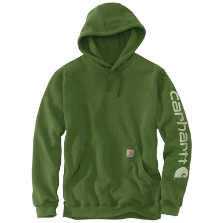 Sweat à capuche avec logo sur les manches - Vert L01 - CARHARTT - K288