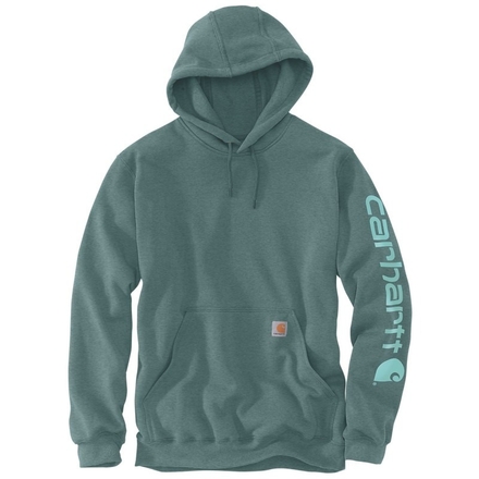 Sweat à capuche avec logo sur les manches - Vert GE1 - CARHARTT - K288