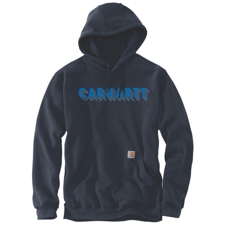 Sweat Rain Defender Logo Graphique Bleu - 472 - CARHARTT - 105944