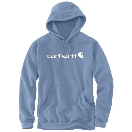 Sweat Signature Logo Bleu - HD0 - CARHARTT - 100074