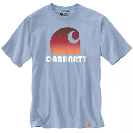 T-shirt Heavy Manches Courtes C Graphic Bleu - HC5 - CARHARTT - 106151