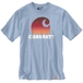 T-shirt Heavy Manches Courtes C Graphic Bleu - HC5 - CARHARTT - 106151