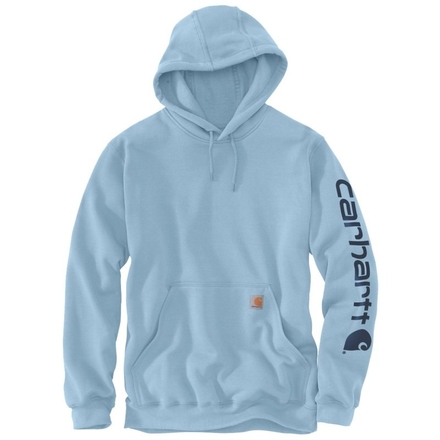 Sweat à capuche avec logo sur les manches - Bleu HC5 - CARHARTT - K288
