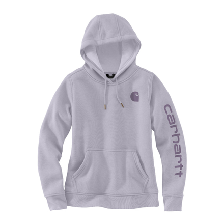 Sweat à capuche Femme LOGO SLEEVE GRAPHIC Violet V62 - CARHARTT - 102791