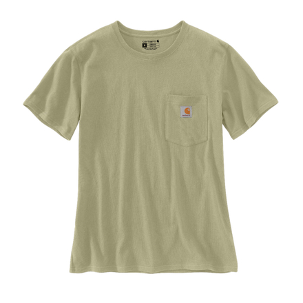 T-shirt Femme WORKW POCKET Manches Courtes Vert B68 - CARHARTT - 103067