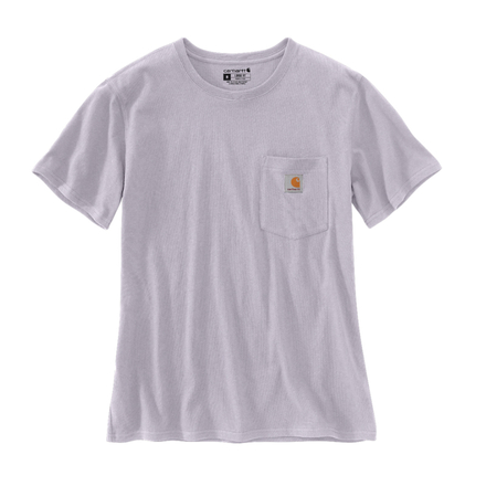 T-shirt Femme WORKW POCKET Manches Courtes Violet V62 - CARHARTT - 103067