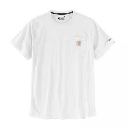 T-shirt Force Pocket Manches Courtes Blanc WHT - CARHARTT - 106652