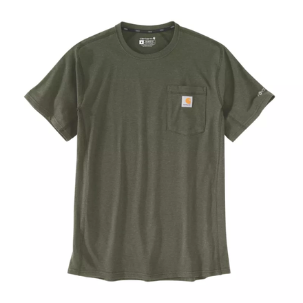 T-shirt Force Pocket Manches Courtes Vert G73 - CARHARTT - 106652