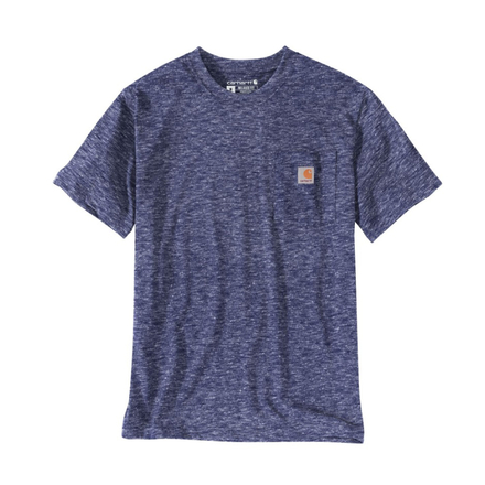 T-shirt Workw Pocket Manches Courtes Bleu/Gris HH5 - CARHARTT - 103296