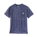 T-shirt Workw Pocket Manches Courtes Bleu/Gris HH5 - CARHARTT - 103296