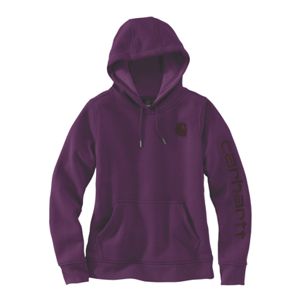 Sweat à capuche Femme LOGO SLEEVE GRAPHIC Violet V65 - CARHARTT - 102791