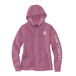 Sweat à capuche Femme LOGO SLEEVE GRAPHIC Rose V73 - CARHARTT - 102791