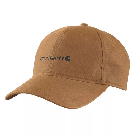 Casquette graphique brodée en toile femme Marron BRN - CARHARTT - 106810