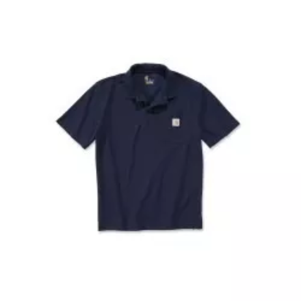 Polo manches courtes en maille piquée Noir 001 - CARHARTT - K570