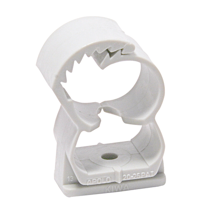50 attache clip multi-diamètre pour tube - simple - SCELL-IT - ABT1418