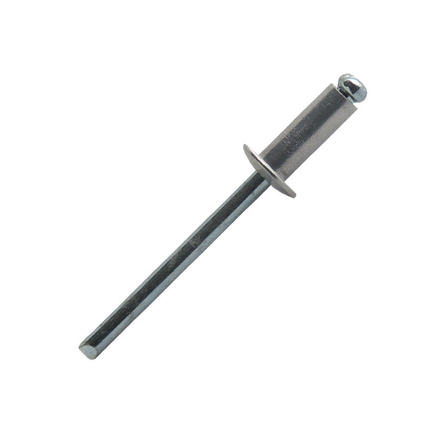 250 rivets standards à aluminium/acier à tête plate à Ø6x18mm - SCELL-IT - ASD6018