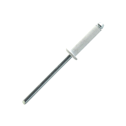 250 rivets standards à aluminium/acier à tête plate à RAL9003 à Ø4x20mm - SCELL-IT - AWD4020