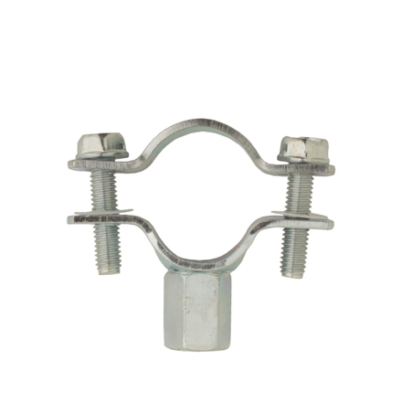 50 colliers double embase acier zingué - classique - M8-M10 - SCELL-IT - BEMET1060