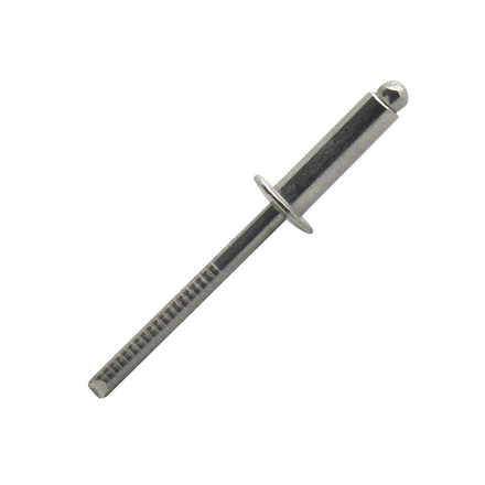 500 rivets standards à inox A4/inox A4 à tête plate à Ø4,8x18mm - SCELL-IT - BND4818-BC
