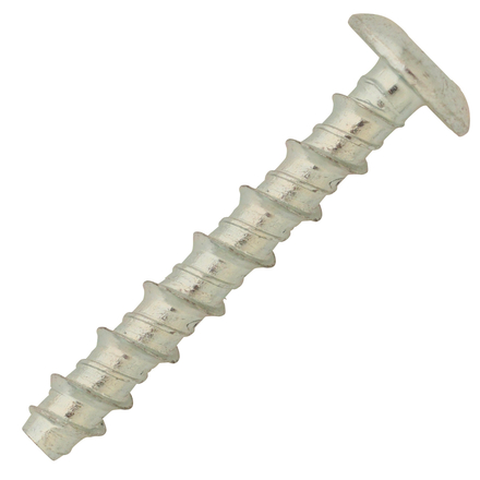 100 vis béton tête cylindrique - acier zingué - Ø6x40mm - SCELL-IT - BT-P-06040