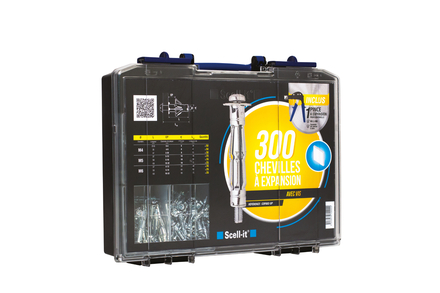 Coffret de 300 chevilles métalliques à expansion SCELL-IT COF002-SP